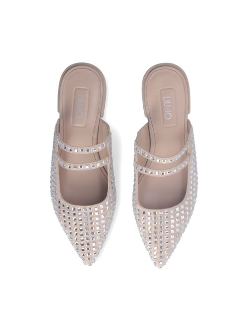SCARPE VIOLA 16 - SABOT KID SUEDE/STRASS OAT LIU JO LIU JO | SA5017PX377-S3598